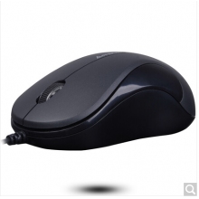 雙飛燕（A4TECH) N-321 鼠標(biāo) 有線鼠標(biāo) 辦公鼠標(biāo) 便攜鼠標(biāo) 對稱鼠標(biāo) 輕量化設(shè)計 高亮鐵灰 自營