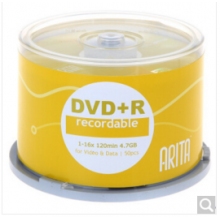 錸德(ARITA) e時(shí)代系列 DVD+R 16速4.7G 空白光盤/光碟/刻錄盤 桶裝50片
