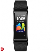 華為手環 4 Pro（曜石黑）炫彩表盤 NFC智能刷卡 健康管理 專業運動指導 獨立GPS 智能運動手環