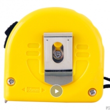 得力(deli)5m鎖定功能鋼卷尺 木工尺裝修測量尺子 辦公用品 8203