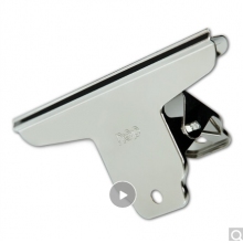 得力(deli)4只145mm山形票據(jù)票夾畫板夾 財(cái)務(wù)票據(jù)夾金屬票據(jù)夾子 辦公用品 大號(hào)9531